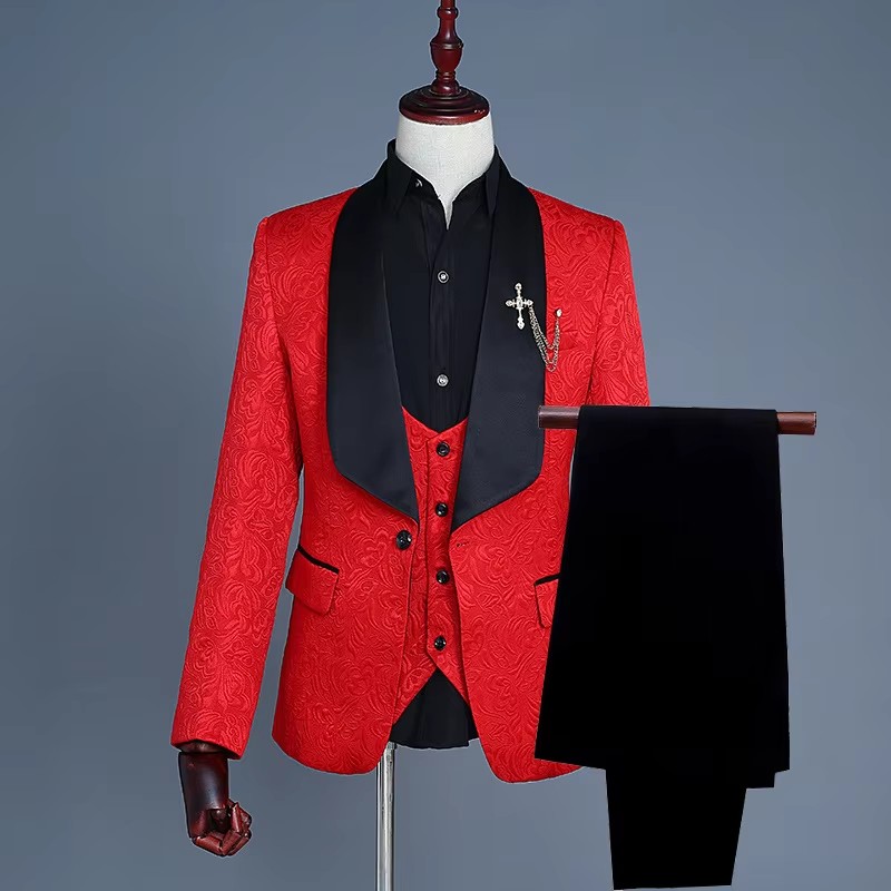 Men's Pink & White Slim Fit Th - Men Formal Wear Pink ulasan dan harga