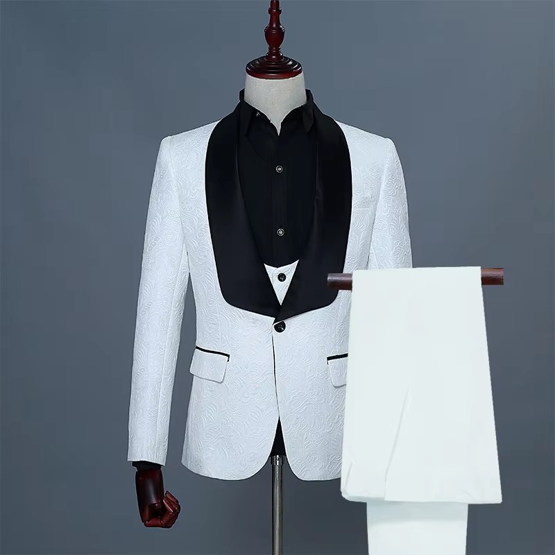 Men's Pink & White Slim Fit Th - Men Formal Wear Pink ulasan dan harga