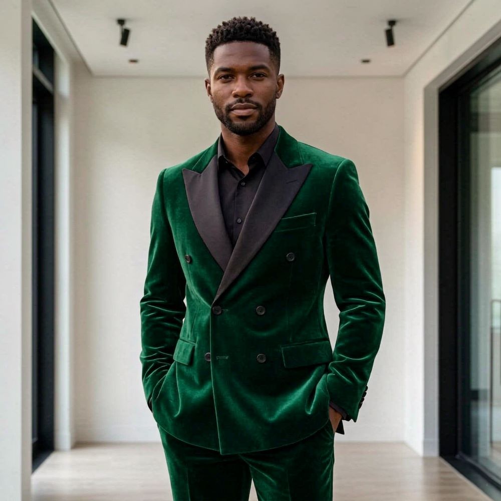Formal Velvet Suits for Men Do - Men Formal Wear Fashion ulasan dan harga