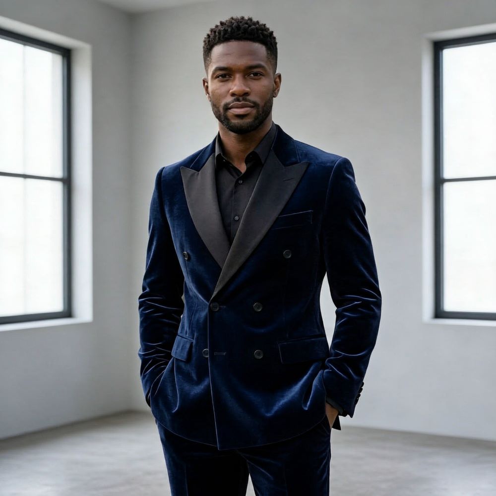 Formal Velvet Suits for Men Do - Men Formal Wear Fashion ulasan dan harga