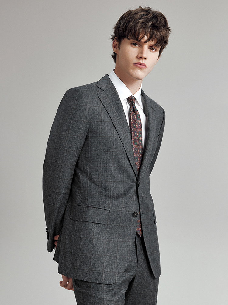 100% Wool Suits For Men Slim F - Men Formal Wear In Summer ulasan dan harga