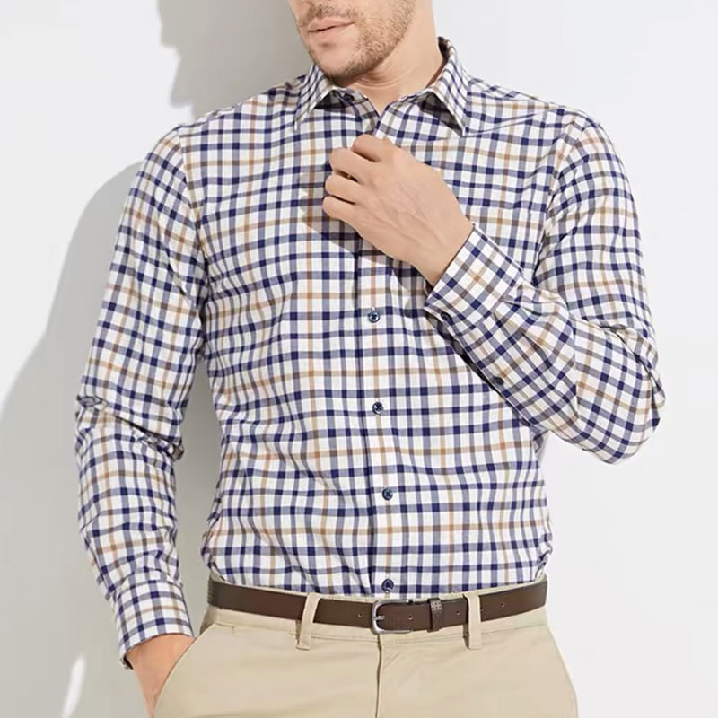Men's long sleeve shirt pure c - Men Formal Wear In Summer ulasan dan harga