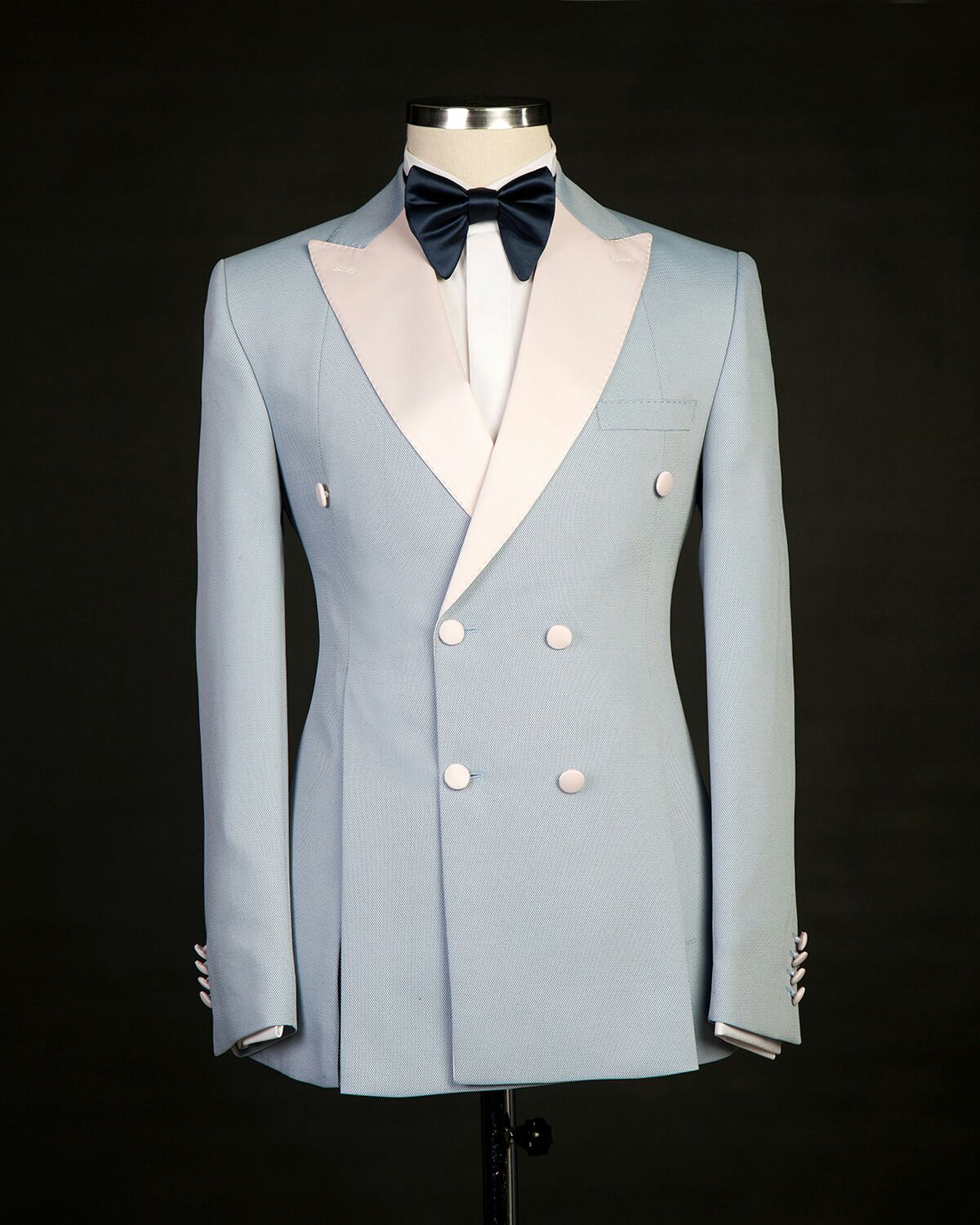 Groom Wedding Tuxedos Double B - Men Formal Wear Pink ulasan dan harga