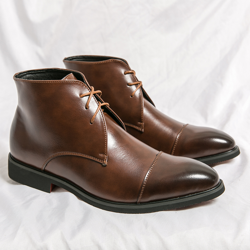 English Style Men's Genuine Le - Men'S Formal Style ulasan dan harga