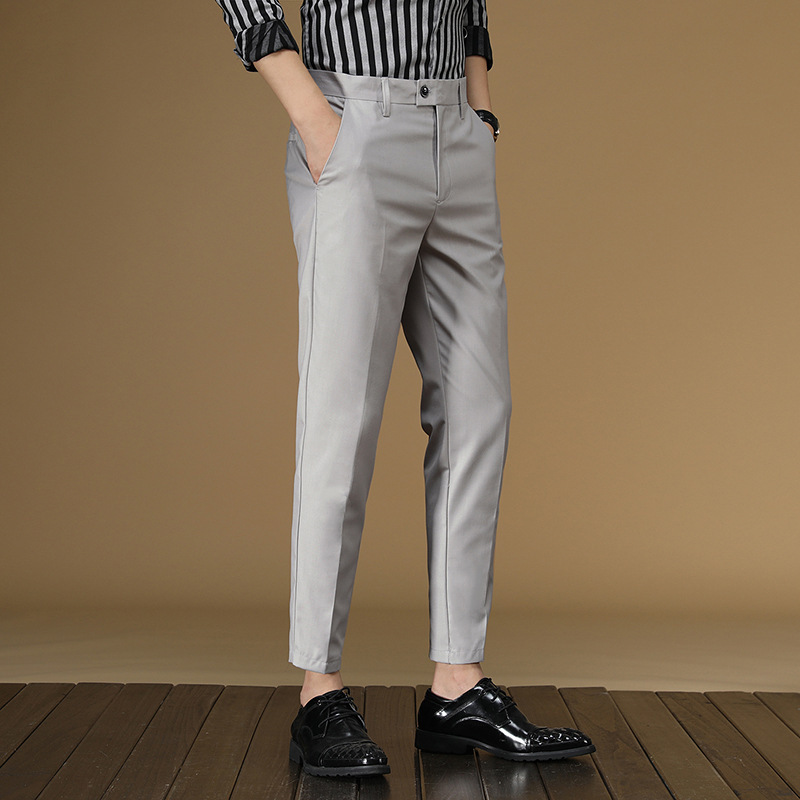 Summer Suit Pants Men Red Blac - Men Formal Wear In Summer ulasan dan harga