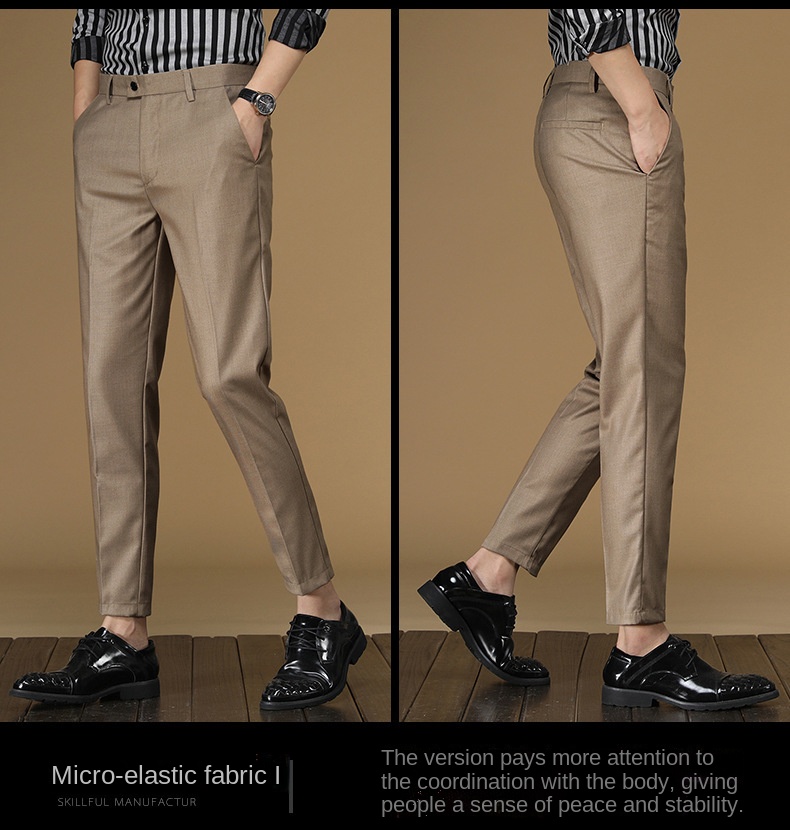 Summer Suit Pants Men Red Blac - Men Formal Wear In Summer ulasan dan harga