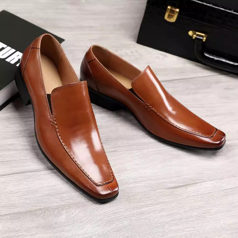 Japanese Style Pointed Leather - Men'S Formal Style ulasan dan harga