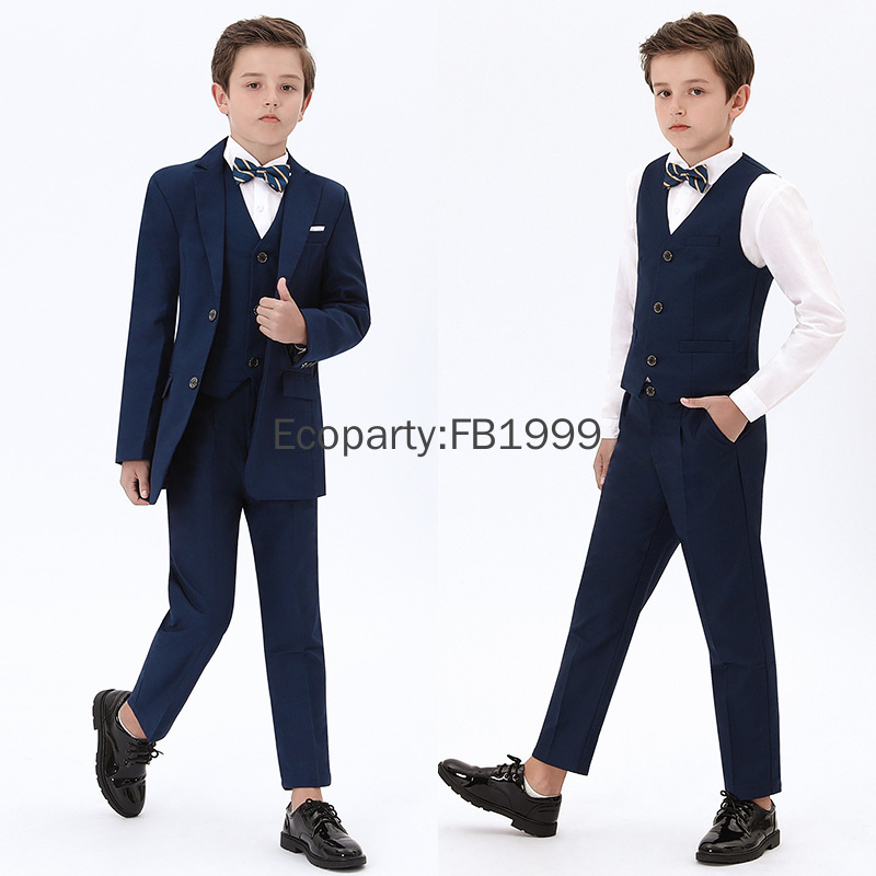 4pcs Suit for Kids Boys Weddin - Formal Wear For Men Kids ulasan dan harga