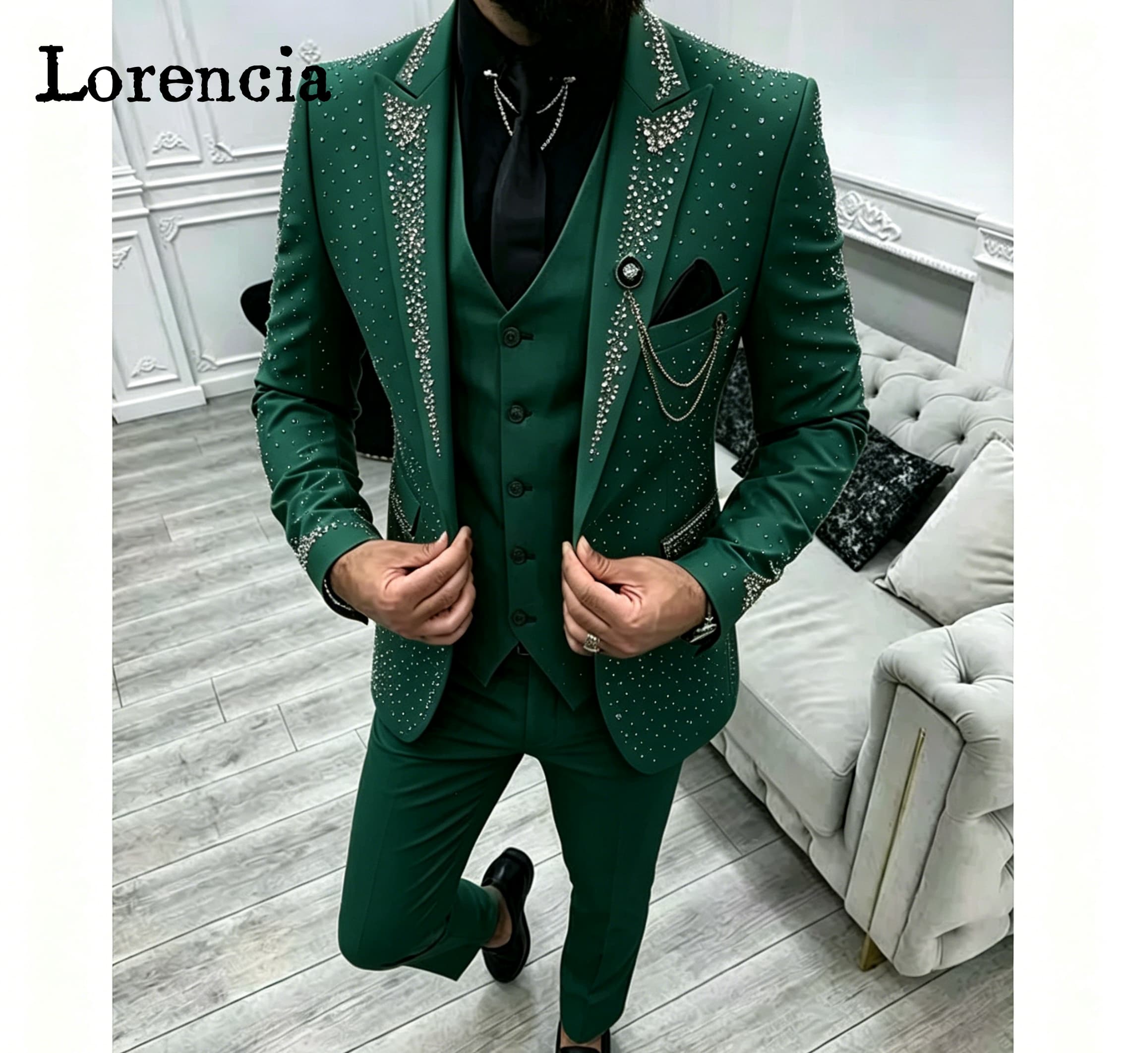 Luxury 3 Piece Formal Men's Su - Elegant Formal Men'S Wear ulasan dan harga