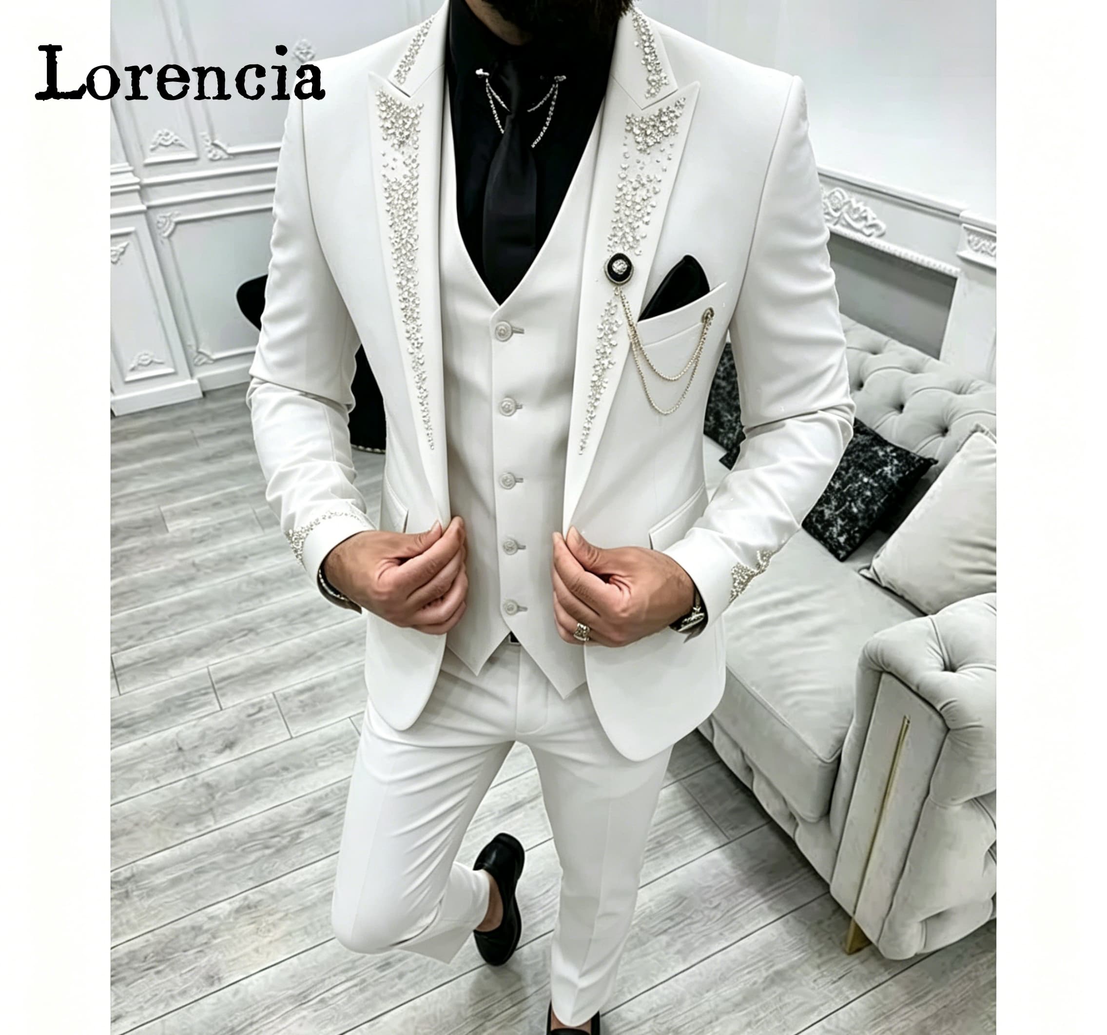 Luxury 3 Piece Formal Men's Su - Elegant Formal Men'S Wear ulasan dan harga