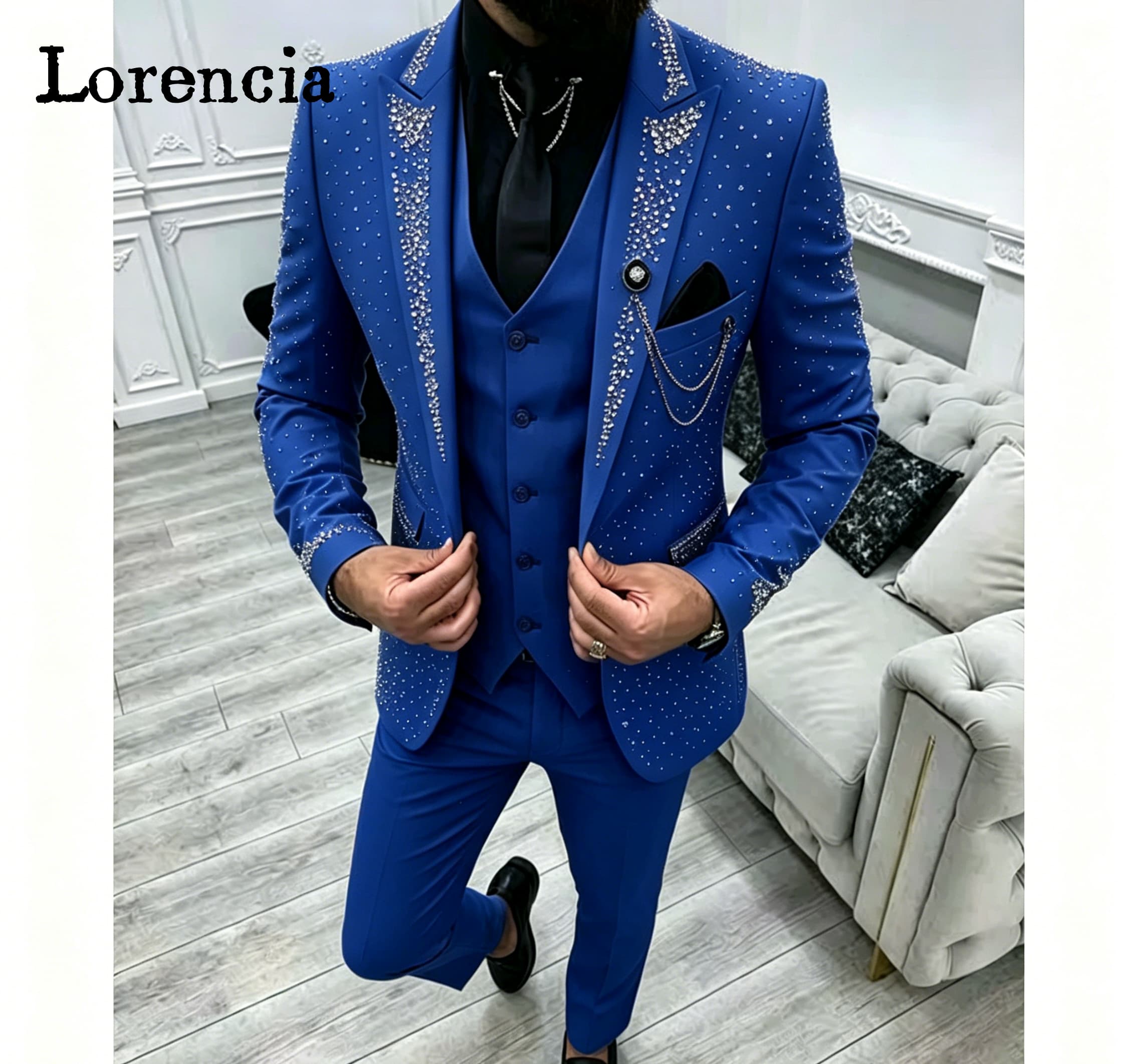Luxury 3 Piece Formal Men's Su - Elegant Formal Men'S Wear ulasan dan harga