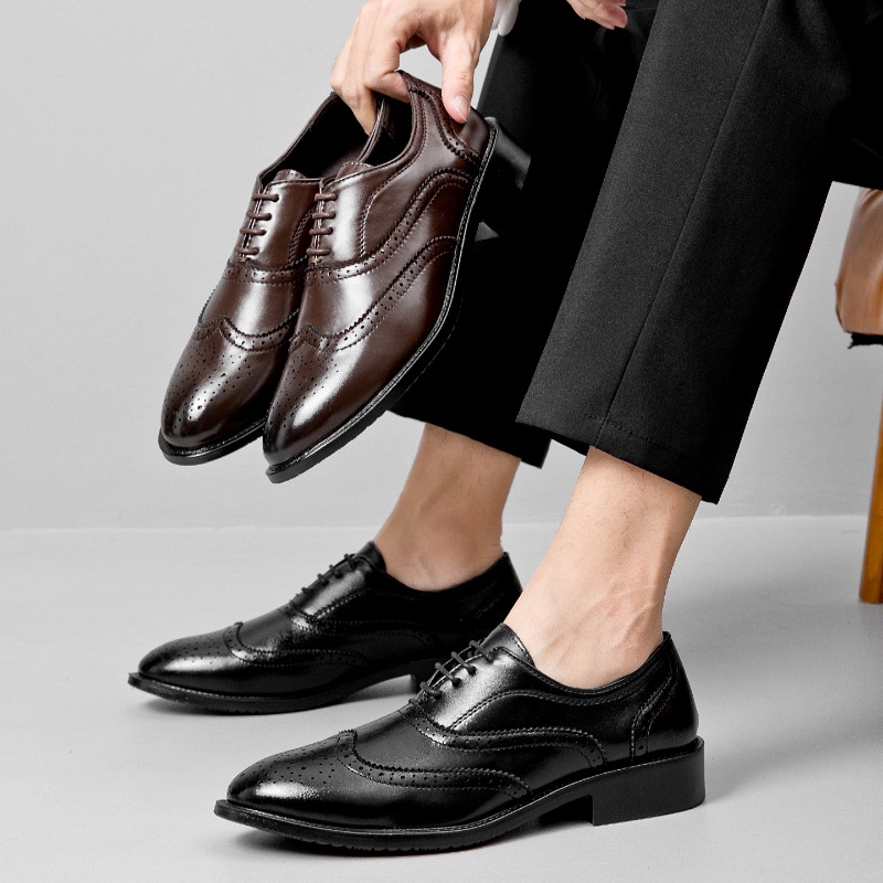 Formal Leather Shoes Classic M - Men Formal Wear In Summer ulasan dan harga