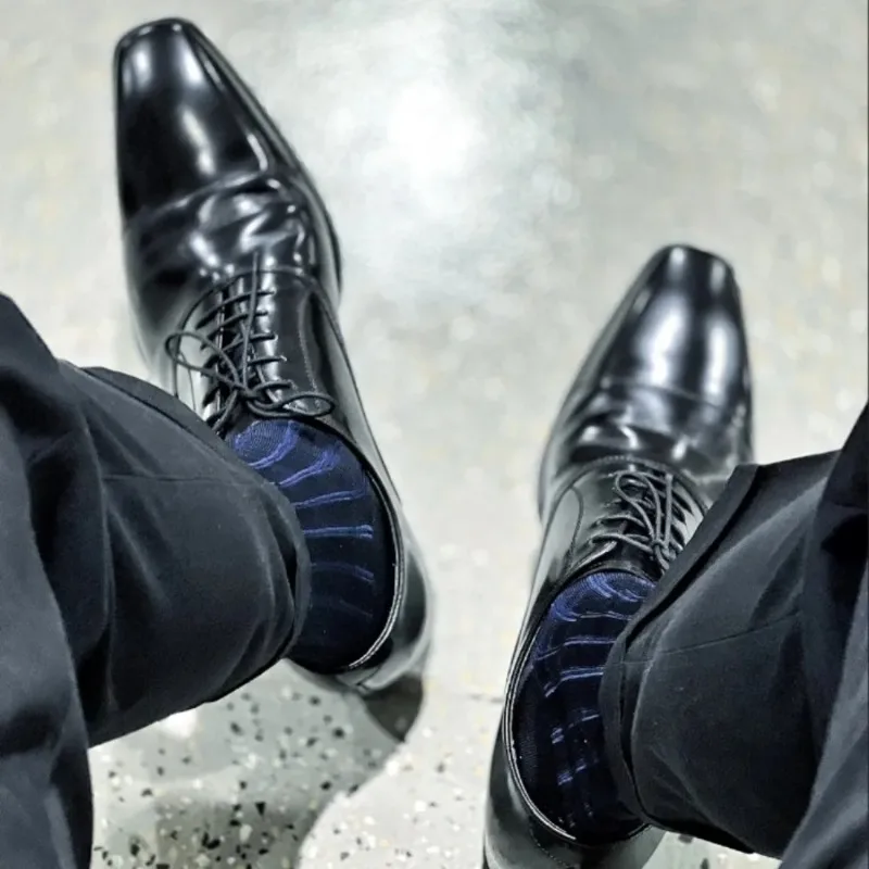 Men Striped Socks Man Ultra Th - Men'S Formal Style ulasan dan harga