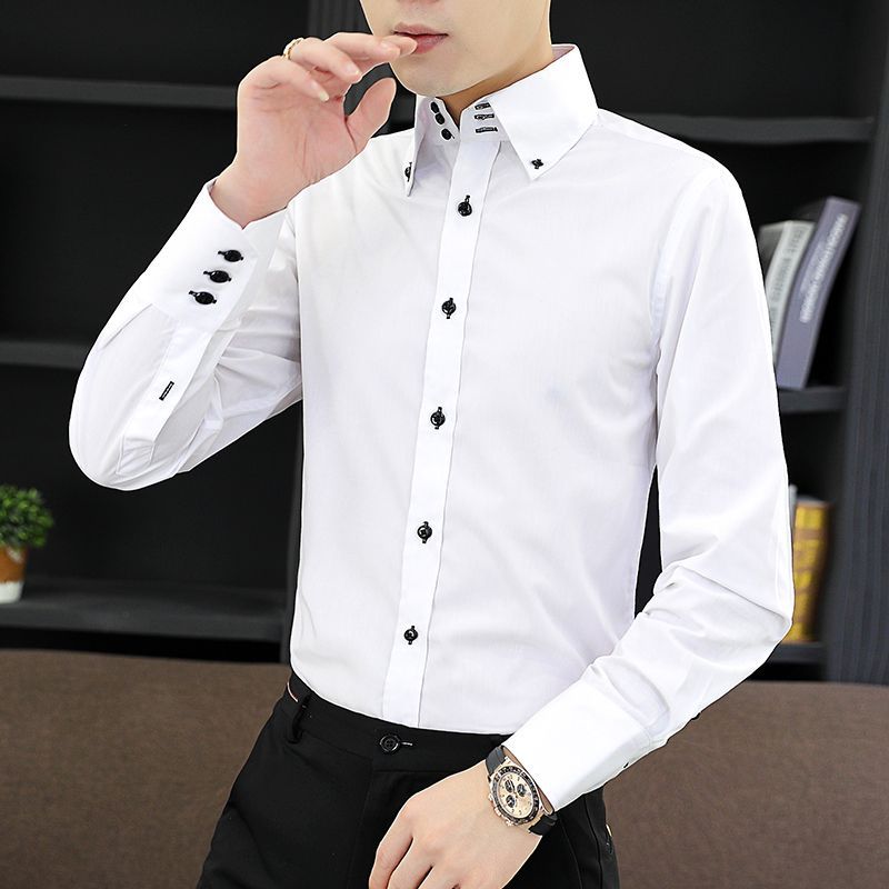 Spring Autumn Men's Executive  - Men Formal Wear In Summer ulasan dan harga