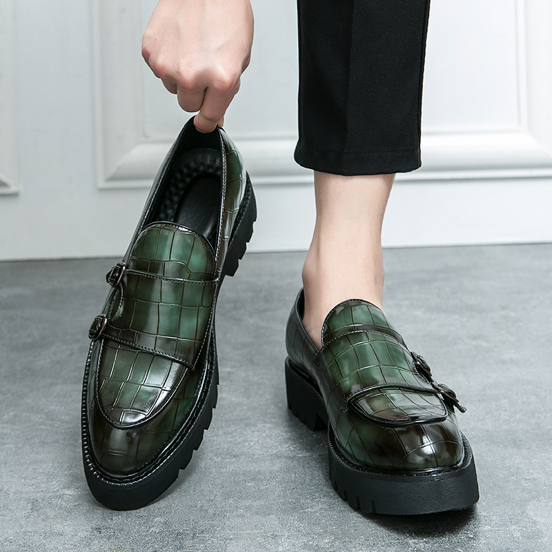 Brand Fashionable Casual Leath - Men Formal Wear Fashion ulasan dan harga