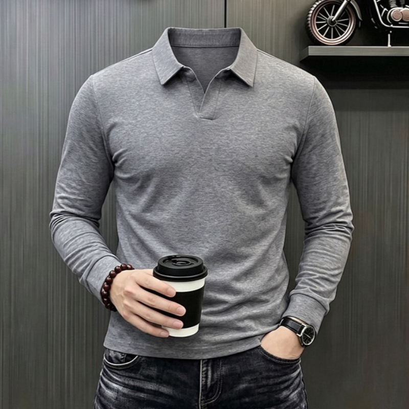 Men's Business Casual Long Sle - Men'S Formal Style ulasan dan harga