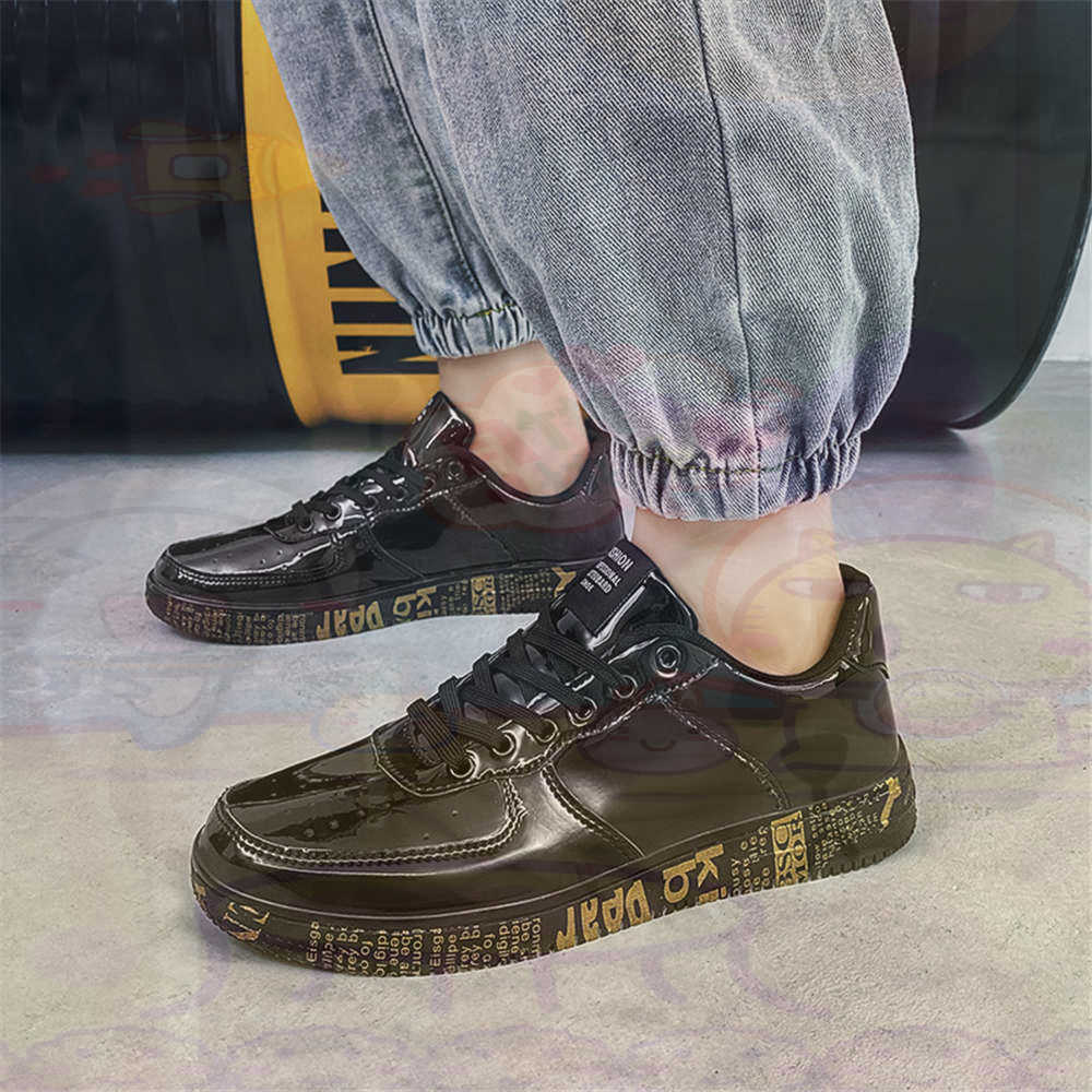 Round Foot Size 45 Sneakers Wh - Men'S Formal Wear Slippers ulasan dan harga