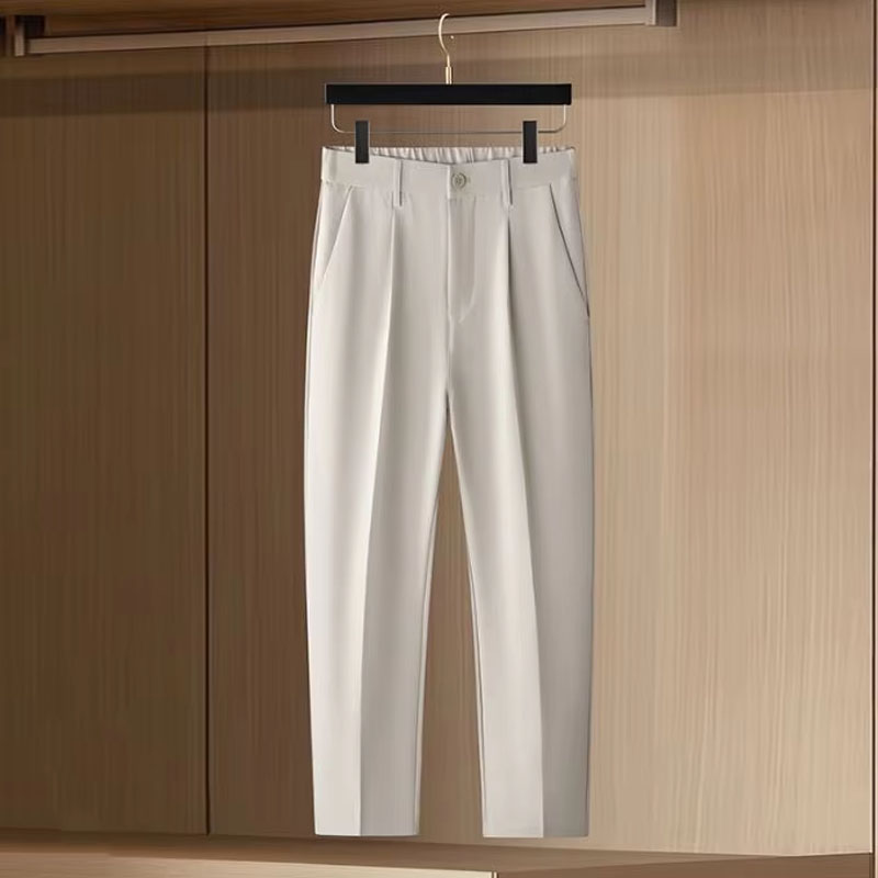 Men's Slim Fit Formal Suit Pan - Men Formal Wear In Summer ulasan dan harga