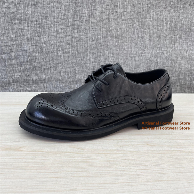Carving Brogue Shoes for Men B - Men'S Formal Style ulasan dan harga