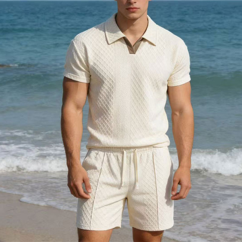 2026 Summer100kg Men Suits Sol - Men'S Formal Beach Wear ulasan dan harga